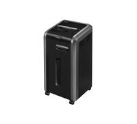 Fellowes 225Ci Destructeur Coupe Croisée 4x38mm P-4 24 Feuilles 60L 65dB 24cm SafeSense Noir/Argent avec Anti-Bourrage & Destruction CD/Cartes de Crédit