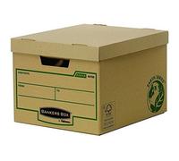 Fellowes 4470601 Caisse Standard Pour Archives Banker Box Earth Series - Montage Manuel - Lot De 10