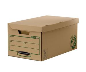 Fellowes® 4472205 Bankers Box® Earth Series Boîte à couvercle rabattable Maxi (paquet de 10)