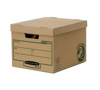 Fellowes 4479901 Caisse D'archivage À Charge Lourde Banker Box Earth Series - Montage Manuel - Lot De 10