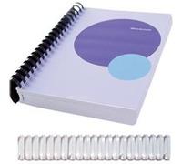 Fellowes - 45 mm - 30 cm - 21 anneaux - A4 (210 x 297 mm) - 410 feuilles - blanc - 50 unités peigne de reliure en plastique - pour Fellowes Galaxy 500, Orion 500, Pulsar+ 300, Quasar+ 500, Star+ 150,