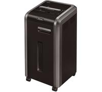 Fellowes 225Mi Destructeur Micro-Broyage, Capacité 14 Feuilles, Panier 60L, Fente 24cm, Niveau Sécurité 5, Destruction CD/CB/Agrafes/Trombones, 4 Roues