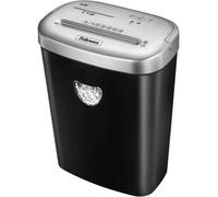Fellowes Destructeur de documents 53C – Coupe croisée, Sécurité 4, 10 feuilles, 23 L, CD/cartes, Noir
