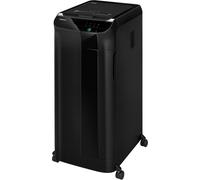Fellowes AutoMax 600M Destructeur Micro-Broyage P-5, 600 Feuilles, 2x12mm, 83L, 60dB, Fente 23cm, Compatible Agrafes/Trombones, Noir