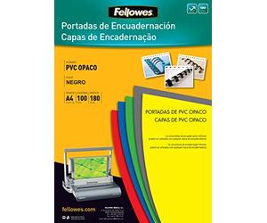 Fellowes 5100601-Couvertures de reliure en PVC opaque A4