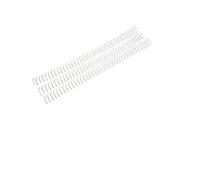 Fellowes 53150 - Pack de 100 Peignes métalliques, 18 mm, couleur blanc