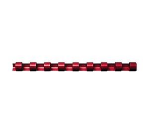 Fellowes - 5330202 - Pack de 25 Anneaux plastiques - 6 mm - Rouge