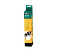 Fellowes 5331203 Anneaux de Reliure Plastique A4 Blanc, 15mm, Capacité 80 Feuilles, Pack de 25, Compatible Relieuses 21 Boucles