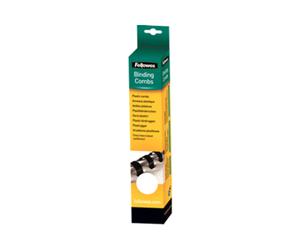 Fellowes 5331203 Anneaux de Reliure Plastique A4 Blanc, 15mm, Capacité 80 Feuilles, Pack de 25, Compatible Relieuses 21 Boucles