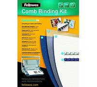 Fellowes 5371701 Kit de Reluire avec 10 Dossiers par anneaux plastique