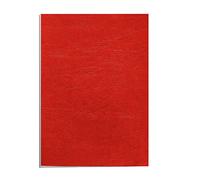 Couverture pour reliure Delta, grain cuir, rouge
