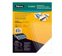 Fellowes Couvertures de reliure A4 5375901 — PVC transparent 180 µm — Pack de 100