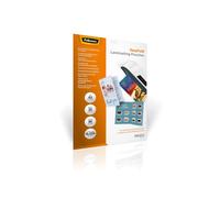 Fellowes 5602001 : Pochette A3 PET Brillant 80µm (0.08mm) - Dimensions 303x426mm, 25 pièces par paquet, Poids unitaire 20g
