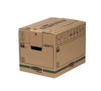 Fellowes 6205201 Caisses de déménagement à charge lourde montage automatique Bankers Box SmoothMove - Small - Lot de 5