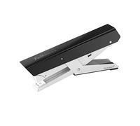 Fellowes agrafeuse à pince sans bourrage, capacité de 40 feuilles - Agrafeuse manuelle antibactérienne LX890 - Utilisable avec des agrafes 24/6 mm, 26/6 mm et 24/8 mm - Noir