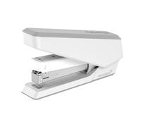 Fellowes Agrafeuse LX850 Easy Press™, Pleine bande pour le bureau, moindre effort, revêtement Microban®, Ôte-agrafes intégré, agrafe jusqu'à 25 feuilles, pour agrafes 24/6|26/6 mm, Blanc, 5011801