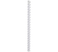 FELLOWES APEX WHITE PLASTIC COMB 12MM
