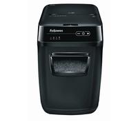Fellowes AutoMax 200C - Destructeur Croisé 4x38mm - 200 Feuilles Auto-Alimentation - Panier 32L - Fente 23cm - Niveau Sécurité 4