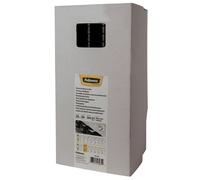 Fellowes Baguette de reliure plastique à anneaux 25 mm Noir - Boîte de 50