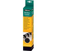 Fellowes-Baguette de reliure-Plastique-Noir - 3/4 pouce 25 Pack (52509)