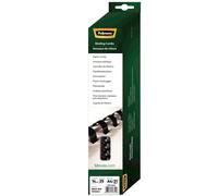 Fellowes Baguettes de reliure anneaux plastique - 14 mm - Noir - Boîte de 25