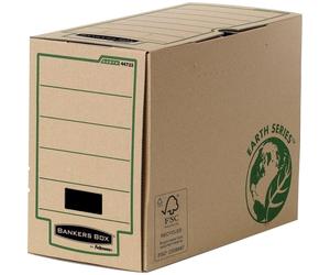 Fellowes BANKERS 4473302 BOX EARTH Boîte à archives marron (L)200mm