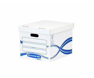 Fellowes Basic Caisses standard pour Boîtes archives Blanc/Bleu