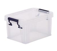 Fellowes Boîte de rangement transparente ProStore avec couvercle et poignées - Capacité 0,5 L