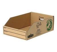 Fellowes Boîte pour petites pièces R-Kive EARTH, marron (l)200 mm en carton 100% recyclé, recyclable à 100%, - 50 pièces (07355EU)
