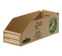 Fellowes Boîte pour petites pièces R-Kive EARTH, marron (l)98 mm en carton 100% recyclé, recyclable à 100%, - 50 pièces (07353EU)