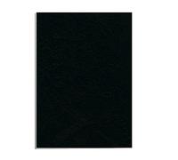 Fellowes Couvertures Delta Grain Cuir A4 Noir 1 mm – Paquet de 25