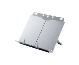 Fellowes Booklift 21140 Porte-documents A4 Argent Plastique, Réglable 9 positions, 2 Clips, 296x130x224mm, 300g