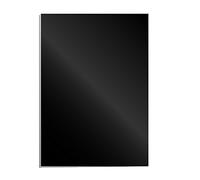Fellowes Chromolux A4 Noir 250g/m² - Couvertures Brillantes pour Reliure (210 x 292mm) - Pack de 100 feuilles - Compatibilité Anneaux Plastique/Métal
