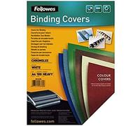 Fellowes Couvertures de reliure Chromolux A4 Pack de 100 Blanc