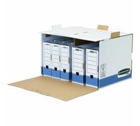 Fellowes Corbeille de rangement A4 - Bleu