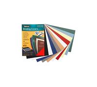 Fellowes Couvertures de reliure Delta Grain Cuir DIN A4 250 g Pack de 100 Noir
