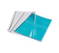 Fellowes Couverture de reliure thermosoudure 5391201 dos cartonné blanc 250 g 8 mm A4