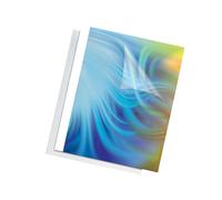 Fellowes Couvertures pour reliure thermique - 4 mm - Blanc - Lot de 100.