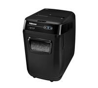 Fellowes Destructeur de documents AutoMax 200M - Micro-broyage 2x14mm P-5, 200 feuilles, 32L - Noir