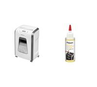 Fellowes Destructeur de Document FS-12C, destructeur de Papier avec agrafes, Trombones & Huile pour Destructeur De Papier Coupe Et Coupe Croisée, 120ml - Huile Lubrifiante