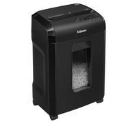 FELLOWES, destructeur de documents, capacité de coupe : 10 feuilles, coupe croisée, largeur de coupe : 2 x 12 mm, volume du bac : 19 litres, niveau de sécurité : P-5 (confidentiel), couleur : noir