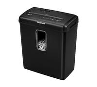 Fellowes Destructeur de documents Powershred FS-6C, destructeur de papier agrafes, carte de crédit, coupe croisée, sécurité P-4, corbeille 15L, 6 feuilles, verrou sécurité, 5013601, exclusivité Amazon