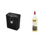 Fellowes Destructeur de Documents Powershred FS-6C, destructeur de Papier agrafes & Huile pour Destructeur De Papier Coupe Et Coupe Croisée, 120ml - Huile Lubrifiante pour Destructeurs