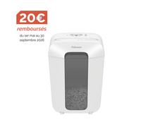 Fellowes Destructeur de documents Powershred LX70 coupe croisée 4x40 mm P-4 11 feuilles 18L blanc