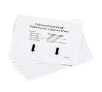 Fellowes Feuilles lubrifiantes pour destructeur – Lot de 10 – Compatible coupe croisée/micro