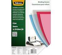 Fellowes Lot de 100 couvertures de reliure en PET transparent 250 microns (A4)