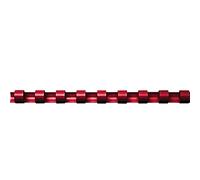 Fellowes - Pack de 100 Anneaux plastiques - 6 mm A4 - Rouge - Dossier 1 à 20 pages