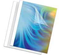 FELLOWES Pack de 100 couvertures thermiques blanches 4 mm, A4, 150 mirons 200g