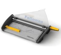 Fellowes Cisaille à levier Plasma – A4, 40 feuilles – Noir/Jaune