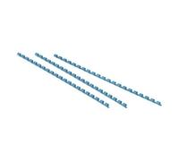 Fellowes Plastic Comb - 16 Mm - 30 Cm - 21 Anneaux - A4 (210 X 297 Mm) - 150 Feuilles - Bleu - 100 Unités Peigne De Reliure En Plastique - Pour Fellowes Galaxy 500, Galaxy E 500, Pulsar 300, Starlet 9